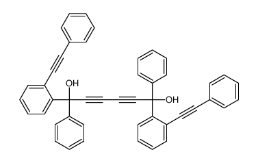1,6-diphenyl-1,6-bis[2-(2-phenylethynyl)phenyl]hexa-2,4-diyne-1,6-diol Structure