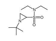 1-tert-butyl-N,N-diethylaziridine-2-sulfonamide Structure