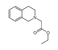 ethyl 2-(3,4-dihydro-1H-isoquinolin-2-yl)acetate结构式