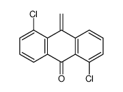 1,5-dichloro-10-methylideneanthracen-9-one结构式