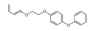 (E)-N-[2-(4-phenoxyphenoxy)ethoxy]prop-2-en-1-imine Structure