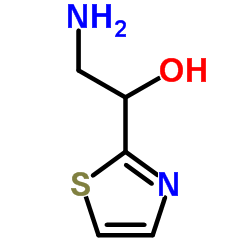 2-Amino-1-(1,3-thiazol-2-yl)ethanol结构式