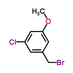 1-(Bromomethyl)-3-chloro-5-methoxybenzene structure