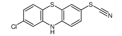 (8-chloro-10H-phenothiazin-3-yl) thiocyanate结构式