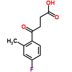 4-(4-Fluoro-2-methylphenyl)-4-oxobutanoic acid结构式