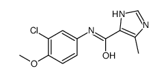 N-(3-chloro-4-methoxyphenyl)-5-methyl-1H-imidazole-4-carboxamide Structure