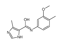 N-(3-methoxy-4-methylphenyl)-5-methyl-1H-imidazole-4-carboxamide Structure