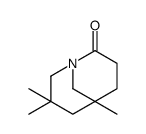 5,7,7-trimethyl-1-azabicyclo[3.3.1]nonan-2-one结构式