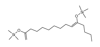 (Z)-2,11-Bis-trimethylsilanyloxy-pentadeca-1,10-diene Structure