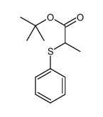 tert-butyl 2-phenylsulfanylpropanoate Structure