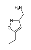 1-(5-Ethyl-1,2-oxazol-3-yl)methanamine Structure