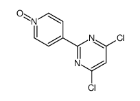 4,6-dichloro-2-(1-oxidopyridin-1-ium-4-yl)pyrimidine Structure