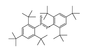 Diphosphene, bis[2,4,6-tris(1,1-dimethylethyl)phenyl]-, 1-sulfide Structure