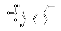 (3-methoxybenzoyl)sulfamic acid Structure