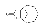 3a,8a-Propano-4H-cyclohepta[b]furan-2(3H)-one, tetrahydro Structure