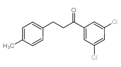3',5'-DICHLORO-3-(4-METHYLPHENYL)PROPIOPHENONE结构式