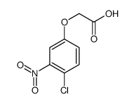 2-(4-chloro-3-nitrophenoxy)acetic acid结构式