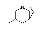 1-Azabicyclo[3.2.1]octane,3-methyl-(7CI) structure