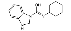 N-cyclohexyl-2,3-dihydrobenzimidazole-1-carboxamide Structure