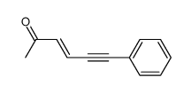 6-phenyl-hex-3-en-5-yn-2-one结构式