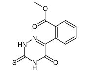 2-(2-Thio-6-azauracil-5-yl)benzoesaeuremethylester Structure