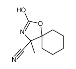 1-Oxa-3-azaspiro[4.5]decane-4-carbonitrile,4-methyl-2-oxo-(7CI) structure