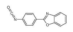 2-(4-isocyanatophenyl)-1,3-benzoxazole Structure