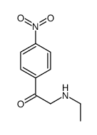 2-(ethylamino)-1-(4-nitrophenyl)ethanone结构式