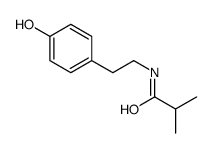 N-[2-(4-hydroxyphenyl)ethyl]-2-methylpropanamide结构式
