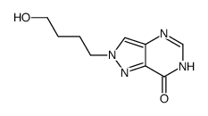 2-(4-hydroxybutyl)-4H-pyrazolo[4,3-d]pyrimidin-7-one结构式