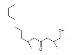 (2R,3R,7R)-2-hydroxy-3,7-dimethyltetradecan-5-one结构式