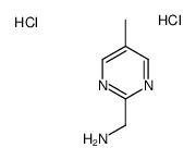 (5-Methylpyrimidin-2-yl)methanamine dihydrochloride Structure