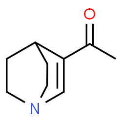 Ethanone, 1-(1-azabicyclo[2.2.2]oct-2-en-3-yl)- (9CI) Structure