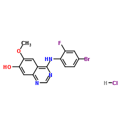 4-((4-Bromo-2-fluorophenyl)amino)-6-methoxyquinazolin-7-ol hydrochloride picture