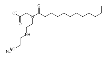 sodium N-[2-[(2-hydroxyethyl)amino]ethyl]-N-(1-oxododecyl)glycinate picture