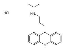 N-propan-2-yl-3-(9H-thioxanthen-9-yl)propan-1-amine,hydrochloride结构式