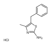 5-benzyl-4-methyl-thiazol-2-ylamine, hydrochloride结构式