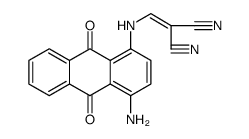 2-(((4-amino-9,10-dioxo-9,10-dihydroanthracen-1-yl)amino)methylene)malononitrile结构式