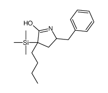 5-benzyl-3-butyl-3-trimethylsilylpyrrolidin-2-one Structure