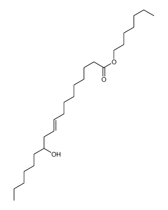 heptyl 12-hydroxyoctadec-9-enoate结构式