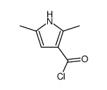 2,5-Dimethyl-1H-pyrrole-3-carbonyl chloride Structure