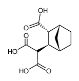 (+-)-(3endo-carboxy-[2exo]norbornyl)-malonic acid结构式