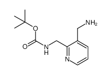 tert-butyl (3-(aminomethyl)pyridin-2-yl)methylcarbamate结构式