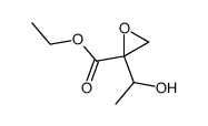 Oxiranecarboxylic acid, 2-(1-hydroxyethyl)-, ethyl ester, (R*,R*)- (9CI) Structure