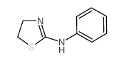 N-苯基-4,5-二氢-1,3-噻唑-2-胺结构式