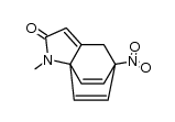 2-Methyl-7-nitro-2-azatricyclo[5.2.2.01,5]undeca-4,8,10-trien-3-on结构式