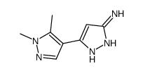 1'',5''-DIMETHYL-1''H,2H-3,4''-BIPYRAZOL-5-AMINE结构式