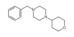 1-benzyl-4-(tetrahydro-2H-pyran-4-yl)piperazine Structure