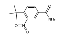 4-tert-butyl-3-nitro-benzoic acid amide结构式