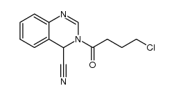4-cyano-3-(4-chlorobutyryl)-3,4-dihydroquinazoline Structure